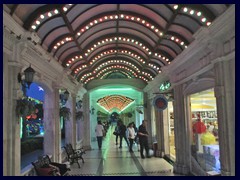 Roman shopping arcade, Windows of the World.